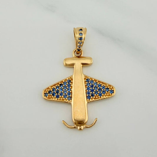 Dije Avioneta 2.55gr / 3cm / Oro Amarillo 18K