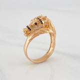 Anillo Rostro Caballo 6.35 g / T10 1/2 Oro Rosa 18K