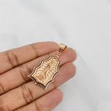 Dije Dije Virgen De Guadalupe 7.35 g / 4.01 cm Oro Rosa 18K