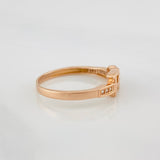 Anillo Fe 2.05 g / T6 1/4 Oro Rosa 18K