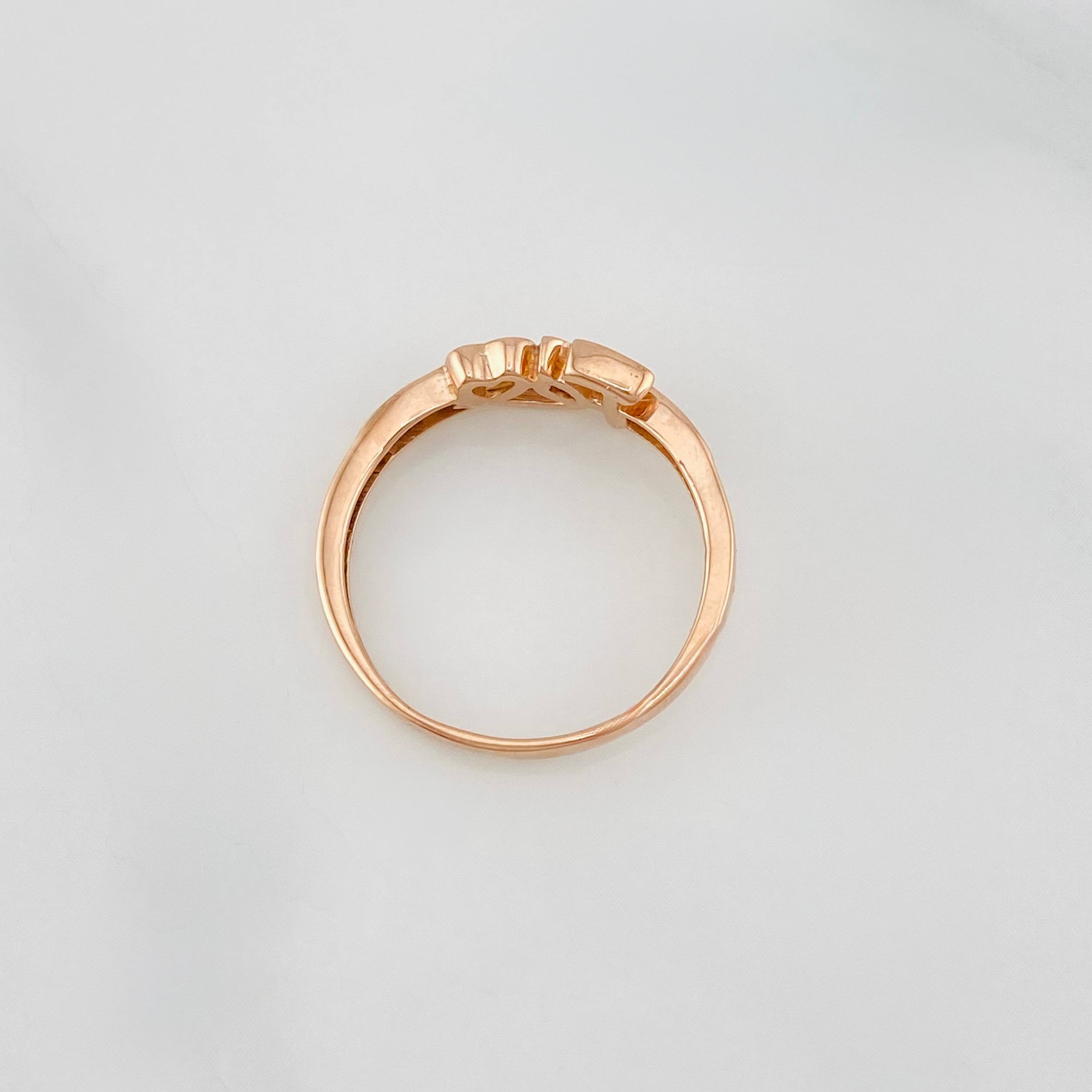 Anillo Fe 2.05 g / T6 1/4 Oro Rosa 18K