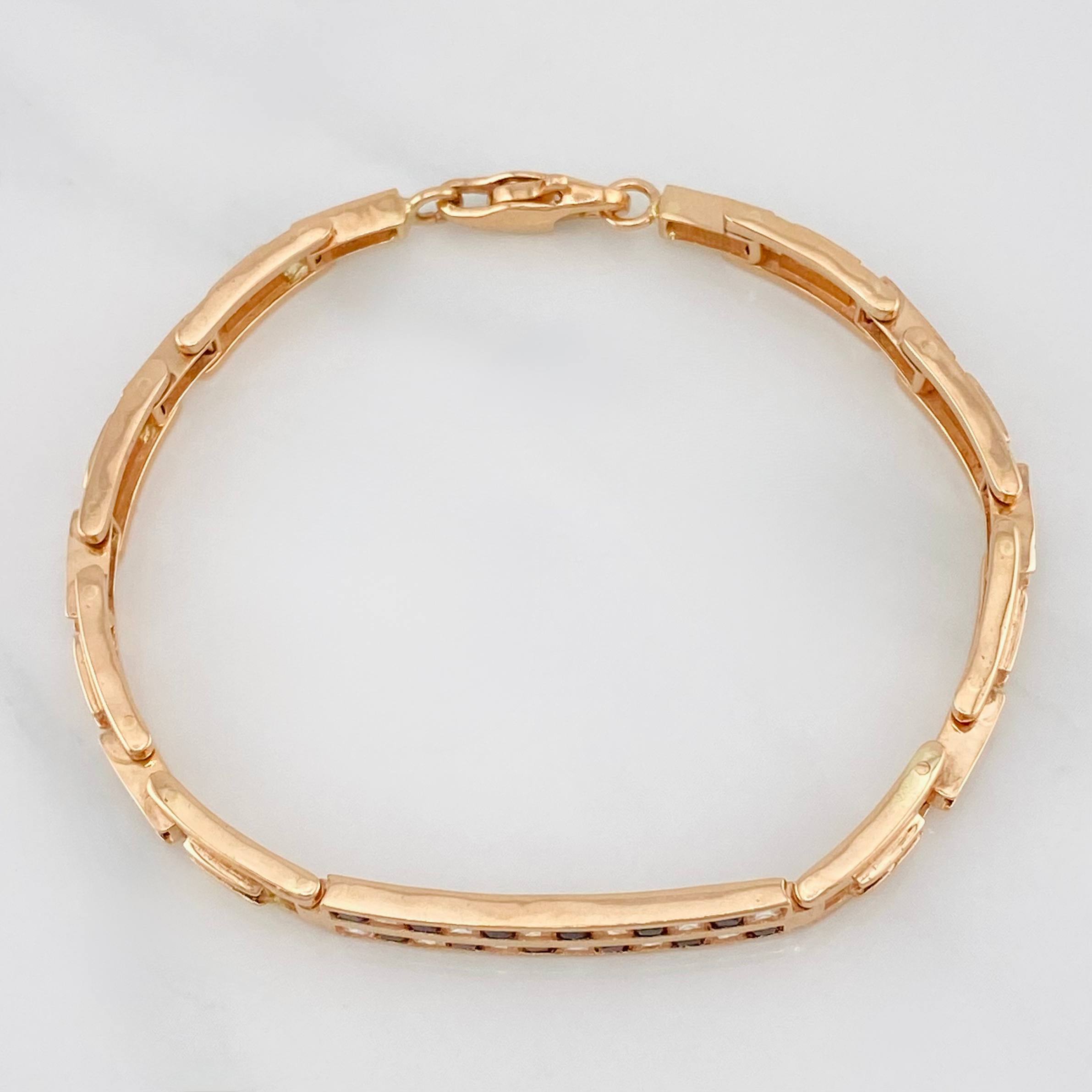 Pulso Pulso Esclava 13.05 g / 17.05 cm / 5.66 mm Oro Rosa 18K