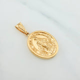 Dije Virgen Milagrosa 2 g / 3.4 cm Oro Amarillo 18K