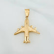 Dije Avión 1.7 g / 3.6 cm Oro Amarillo 18K