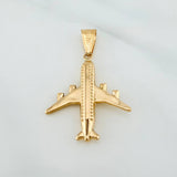 Dije Avión 1.7 g / 3.6 cm Oro Amarillo 18K
