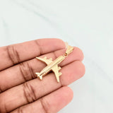 Dije Avión 1.7 g / 3.6 cm Oro Amarillo 18K
