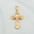 Dije Cruz Cristo 1.85 g / 4.3 cm Oro Amarillo 18K