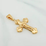 Dije Cruz Cristo 1.85 g / 4.3 cm Oro Amarillo 18K