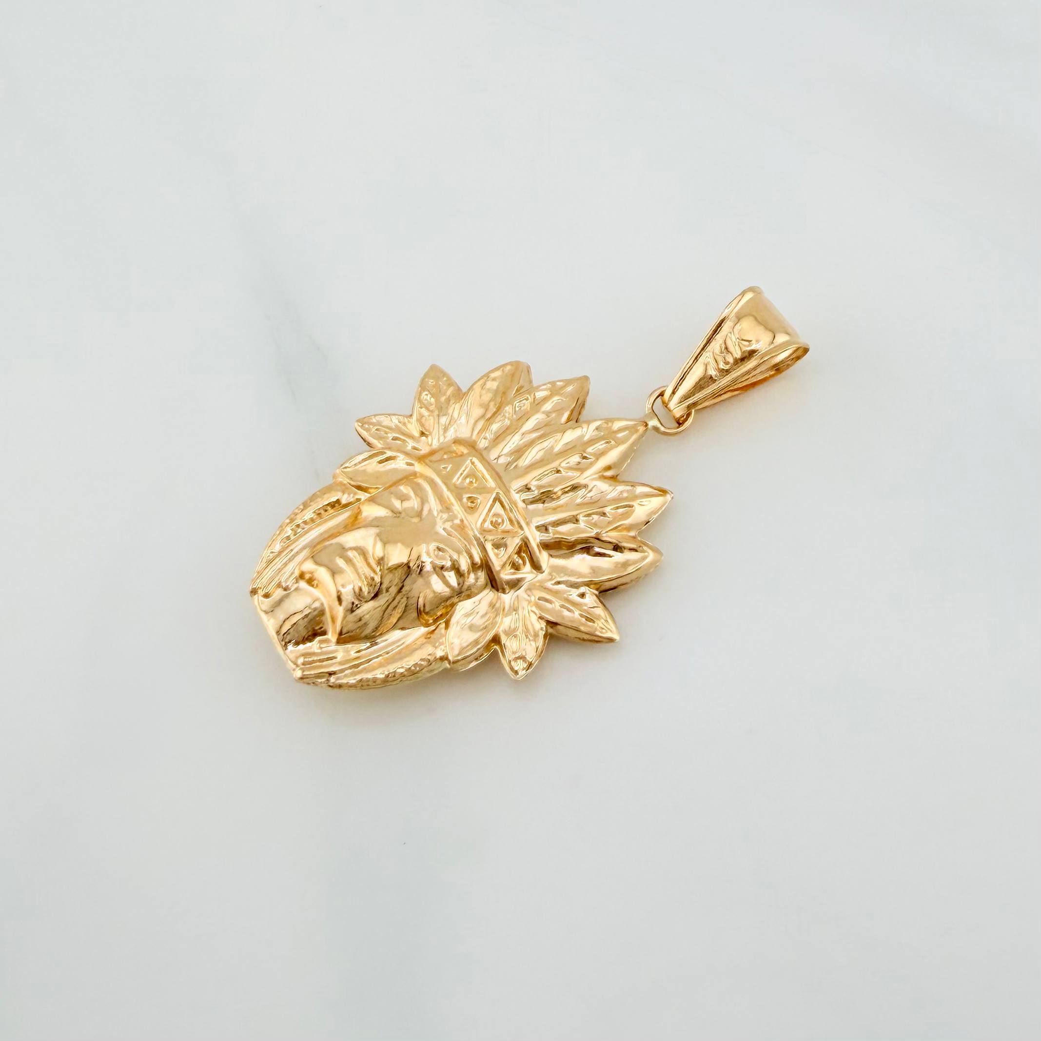 Dije Indio 2 g / 3.5 cm Oro Amarillo 18K