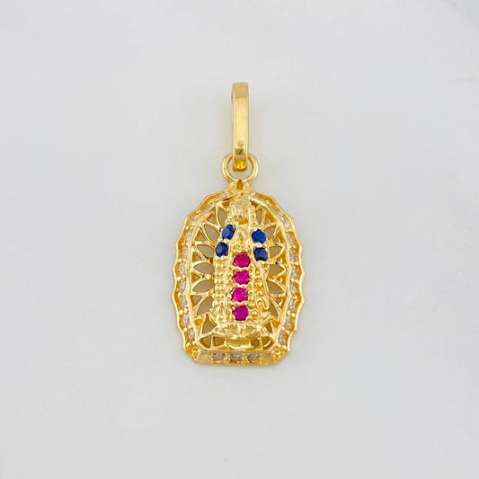 Dije Virgen Guadalupe 1.3 g / 2.1 cm Oro Amarillo 18K