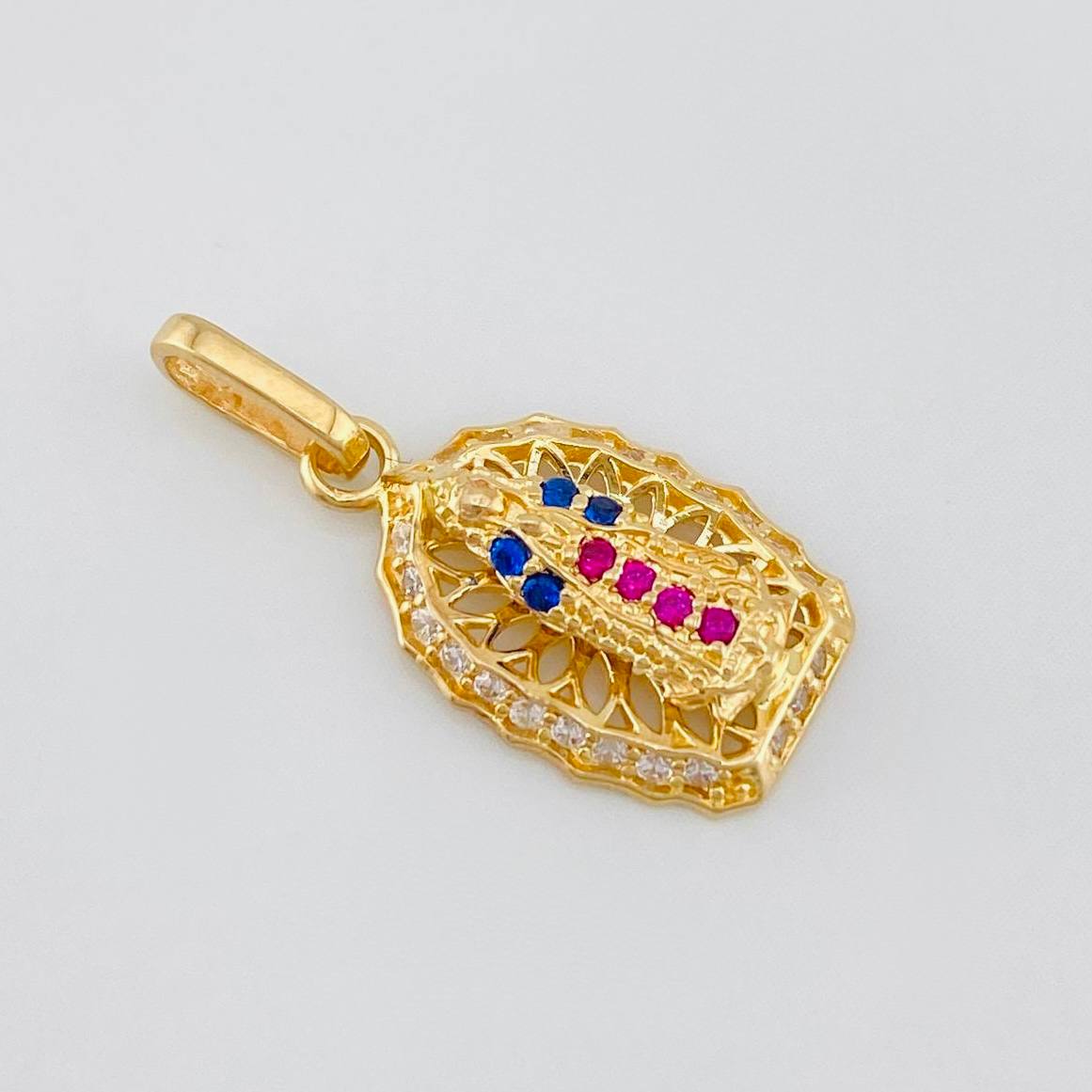 Dije Virgen Guadalupe 1.3 g / 2.1 cm Oro Amarillo 18K