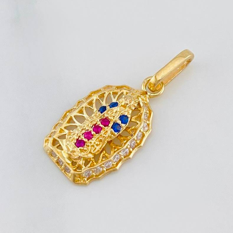 Dije Virgen Guadalupe 1.3 g / 2.1 cm Oro Amarillo 18K