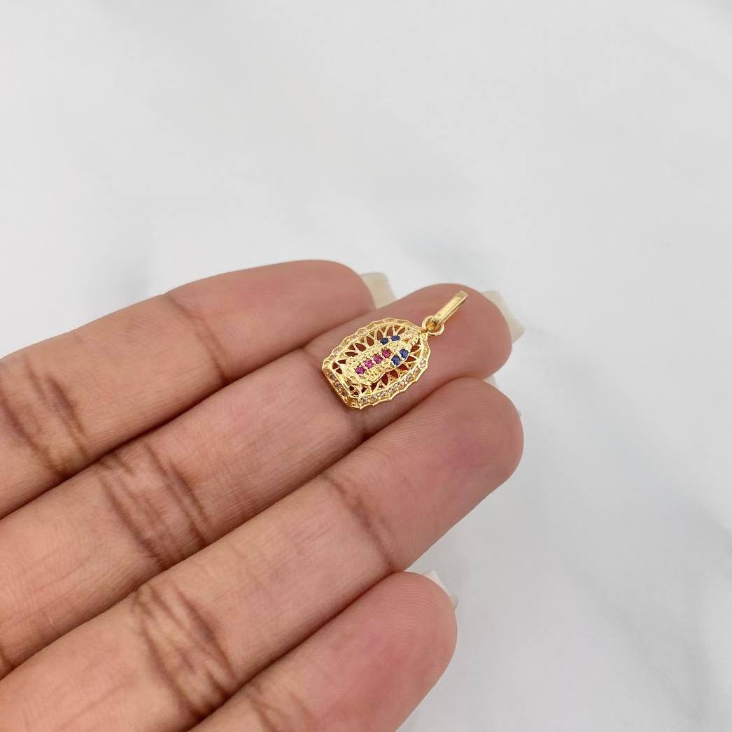 Dije Virgen Guadalupe 1.3 g / 2.1 cm Oro Amarillo 18K