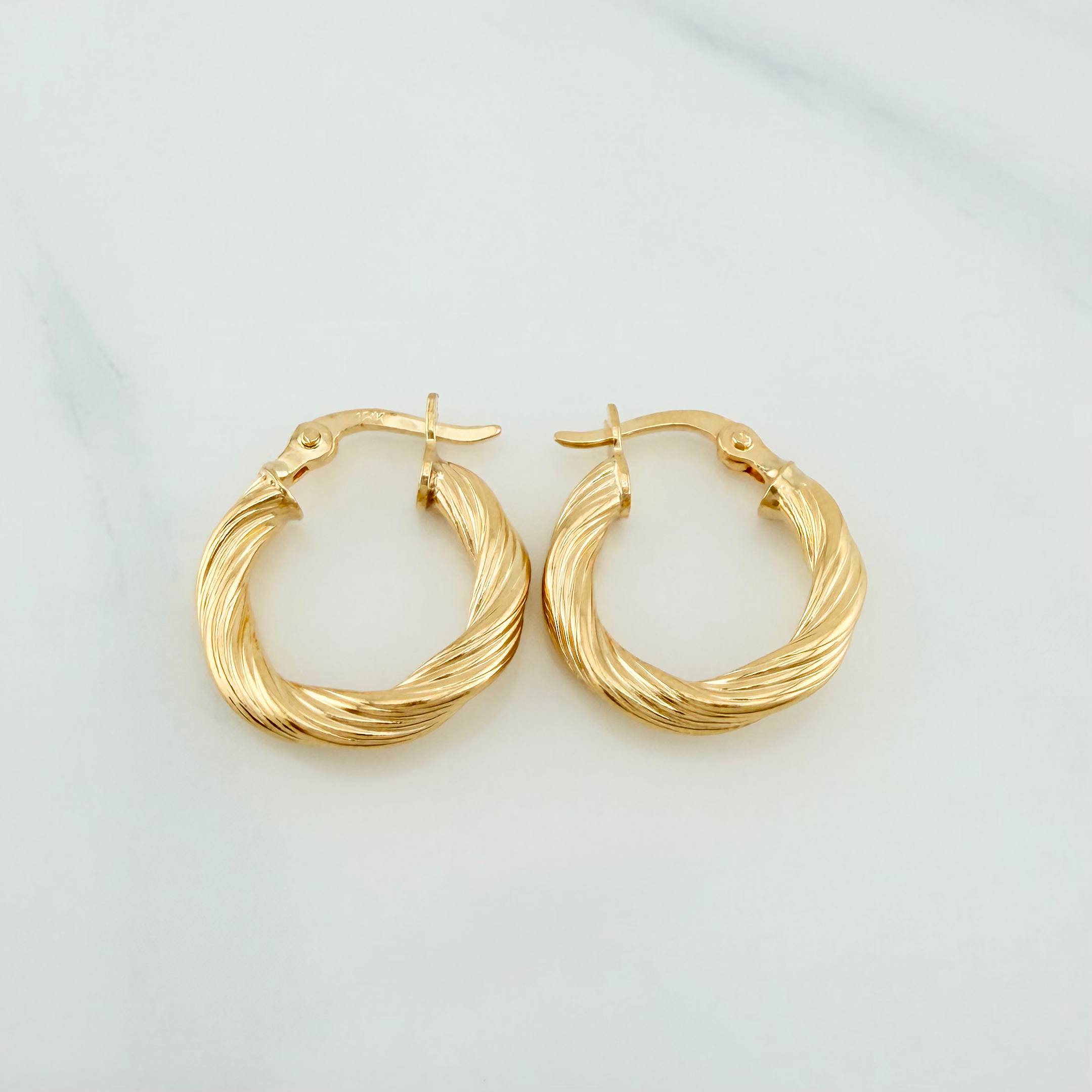 Candongas Emmi 1.5 g / 1.7 cm Oro Amarillo 18K