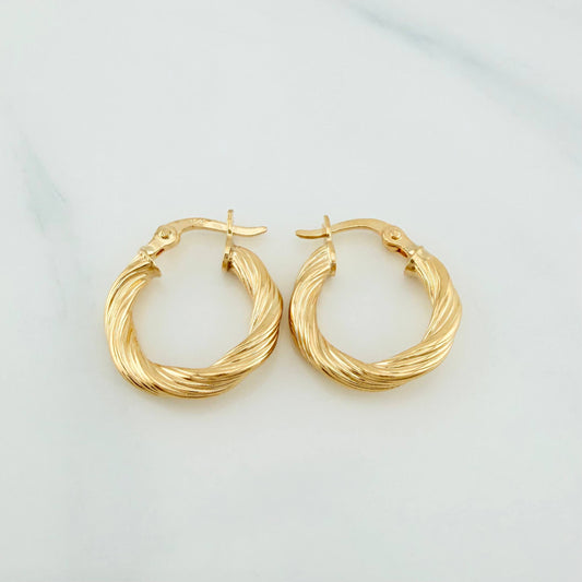 Candongas Emmi 1.5 g / 1.7 cm Oro Amarillo 18K