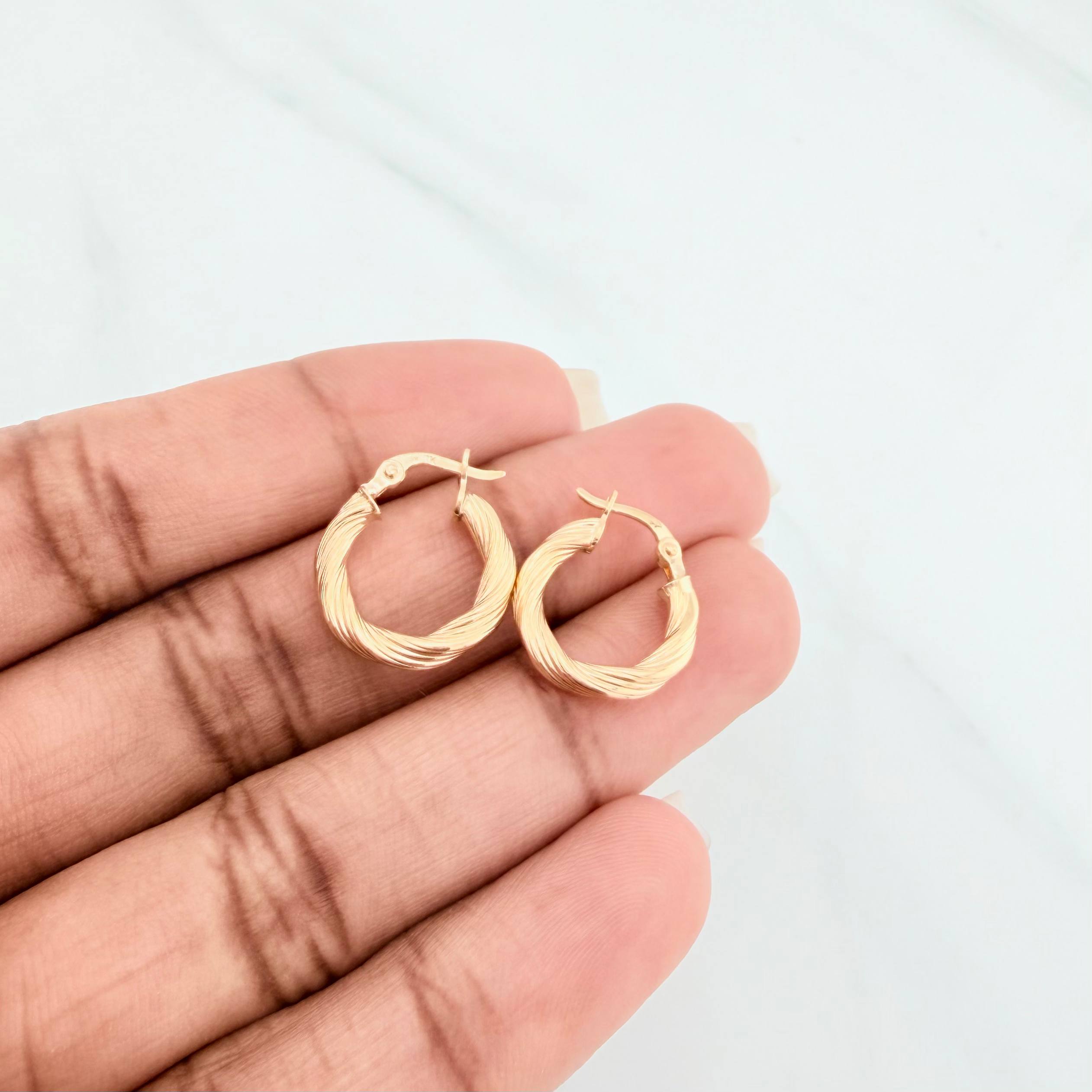 Candongas Emmi 1.5 g / 1.7 cm Oro Amarillo 18K