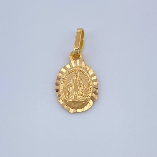 Dije Virgen Milagrosa 0.7gr / 1.7cm / Oro Amarillo 18K %