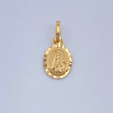 Dije Virgen Del Carmen 0.7gr / 1.6cm / Oro Amarillo 18K %