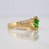 Anillo Solitario Curvo 2.55g / T7 3/4 Oro Amarillo 18K