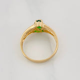 Anillo Solitario Curvo 2.55g / T7 3/4 Oro Amarillo 18K
