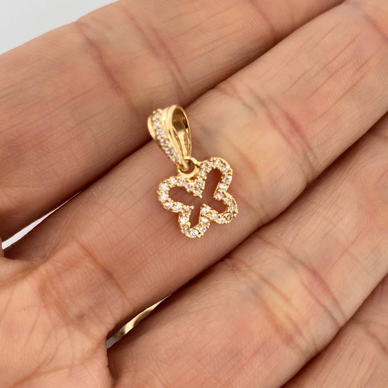 Dije Mariposa 1gr / 2cm / Oro Amarillo 18K %