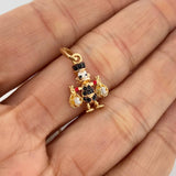 Dije Pato Bolsa Dinero 1.6gr / 2.2cm / Tres Oros 18K %