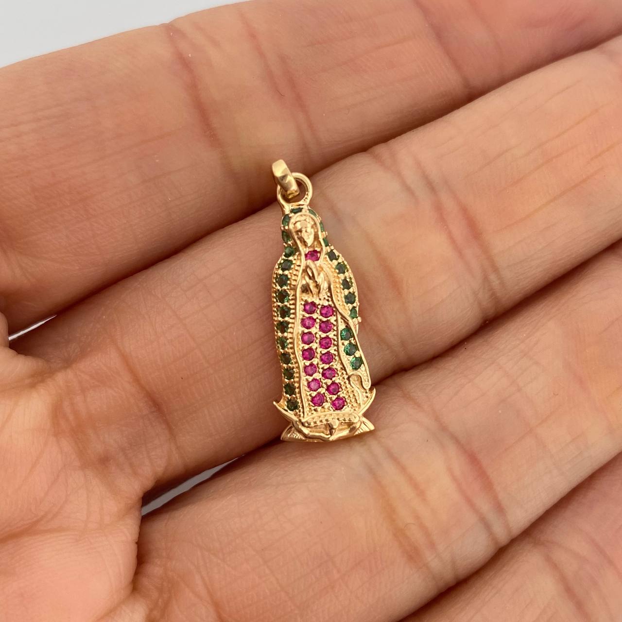 Dije Virgen Guadalupe 1.7gr / 2.6cm / Oro Amarillo 18K %