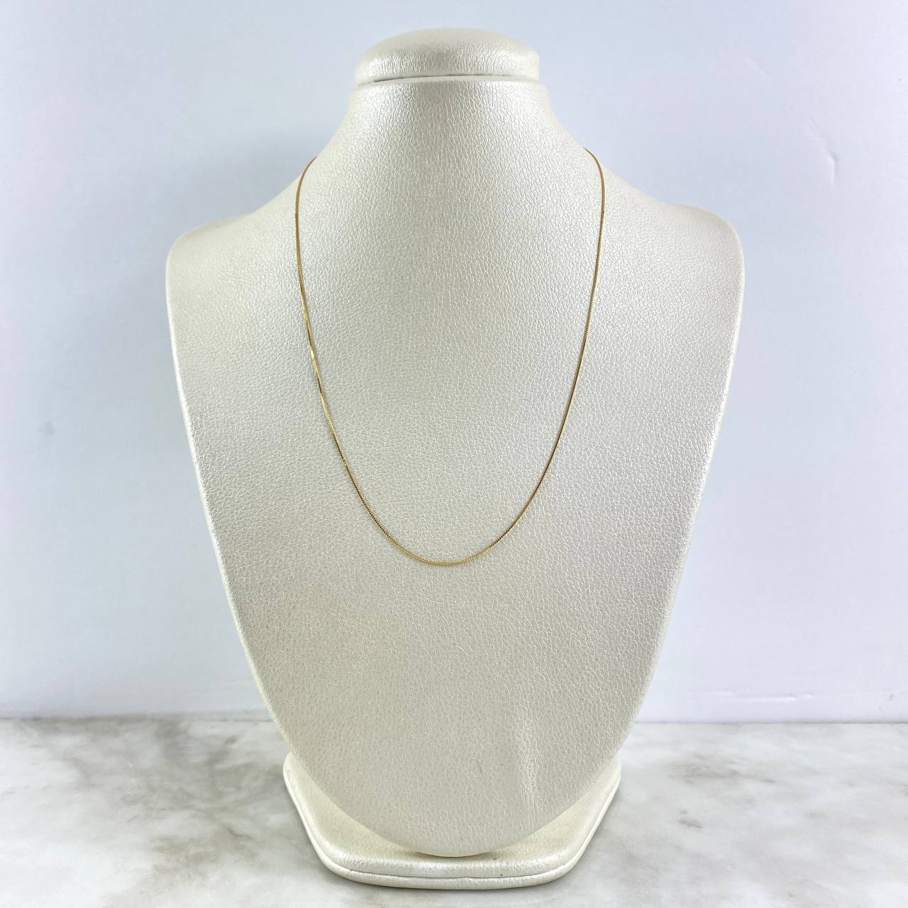 Cadena Veneciana 1.2gr / 45cm / 0.6mm Oro Amarillo +3