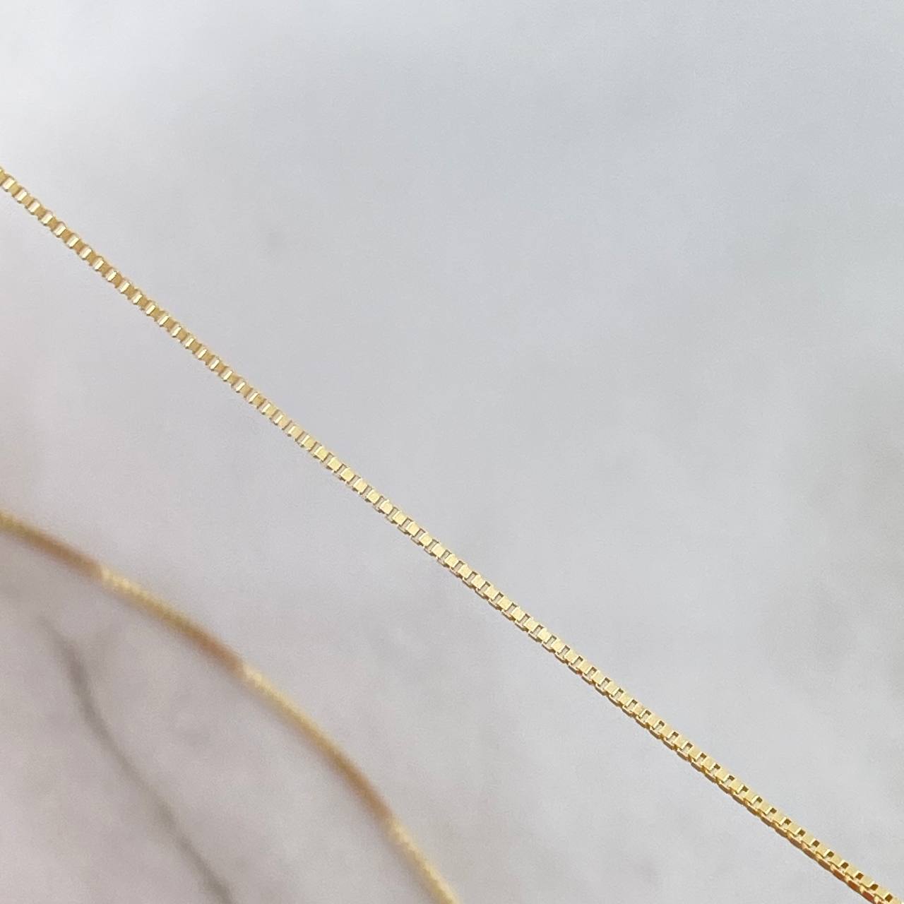 Cadena Veneciana 0.85gr / 45cm / 0.5mm Oro Amarillo +3 18K