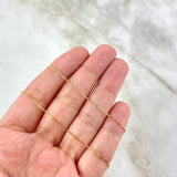 Cadena Veneciana 1.05gr / 45cm / 0.55mm Oro Amarillo +3 ©