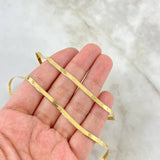 Cadena Espejo 4.55gr / 50cm / 3mm Oro Amarillo +3 *