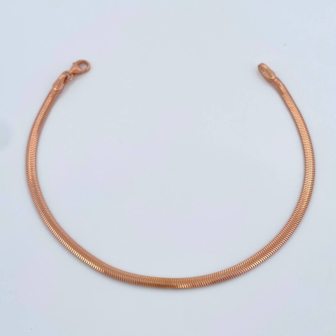 Pulso Serpiente 3.3gr / 17.6cm / 2.49mm Oro Rosa +3 18K %