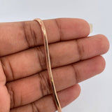 Pulso Serpiente 3.3gr / 17.6cm / 2.49mm Oro Rosa +3 18K %