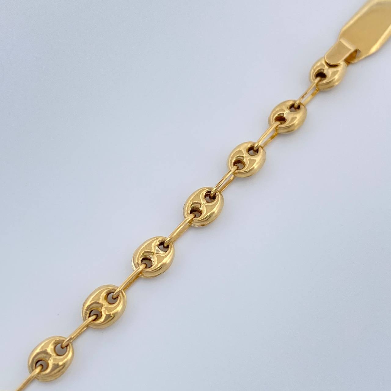 Pulso Bebé GC Placa Octagonal 1.85gr / 15cm / 3.5mm Oro Amarillo 18K %