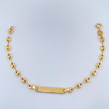 Pulso Bebé GC Placa Rectangular 1.7gr / 14.9cm / 3.47mm Oro Amarillo 18K %