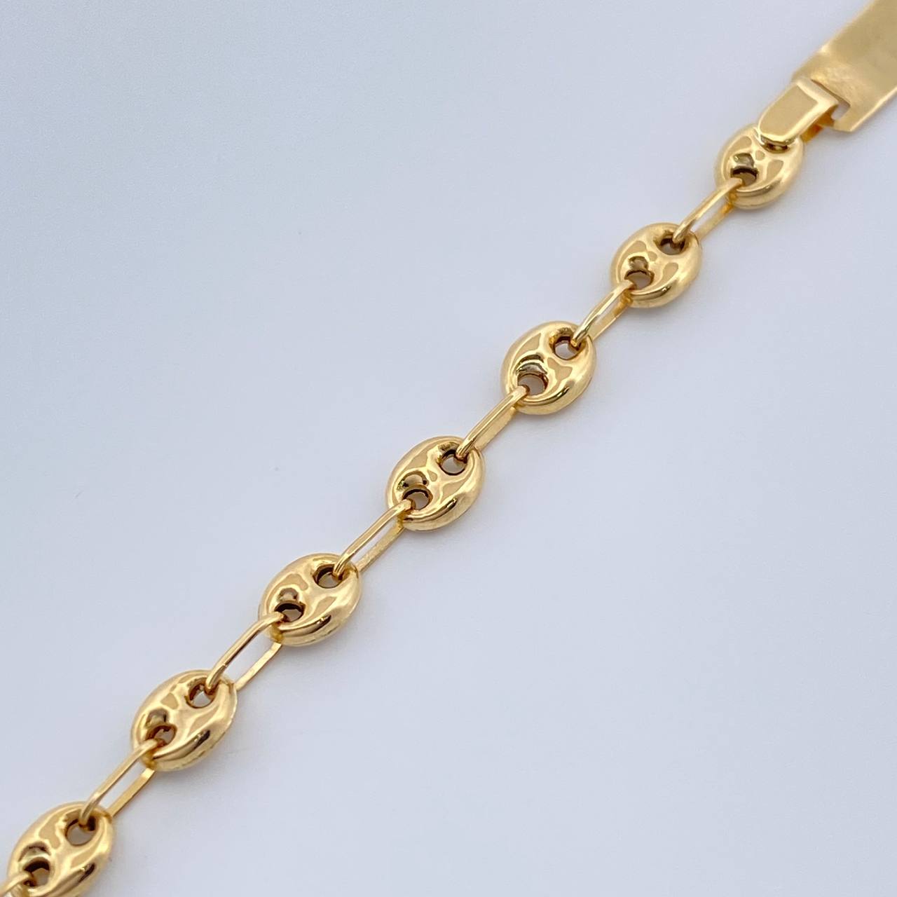 Pulso Bebé GC Placa Rectangular 1.7gr / 14.9cm / 3.47mm Oro Amarillo 18K %