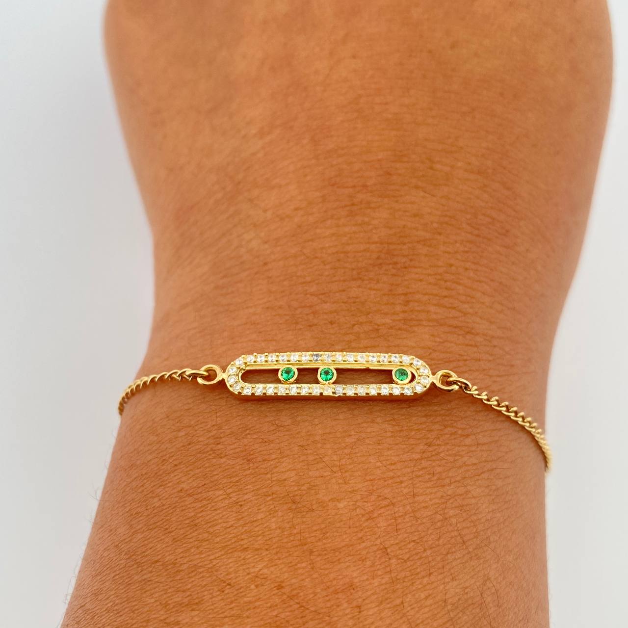 Pulso MSK 2.4gr / 18.5cm / 1.57mm Oro Amarillo 18K %