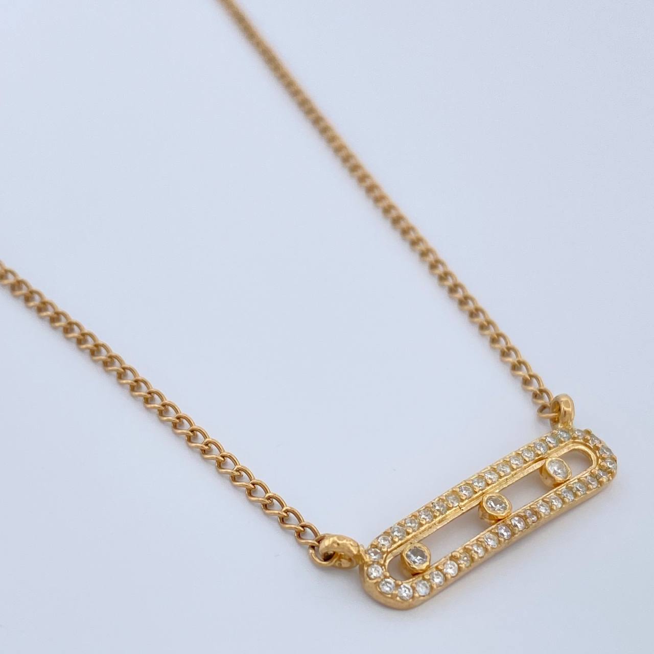 Cadena MSK 3.6gr / 39.3cm / 1.53mm Oro Amarillo 18K %