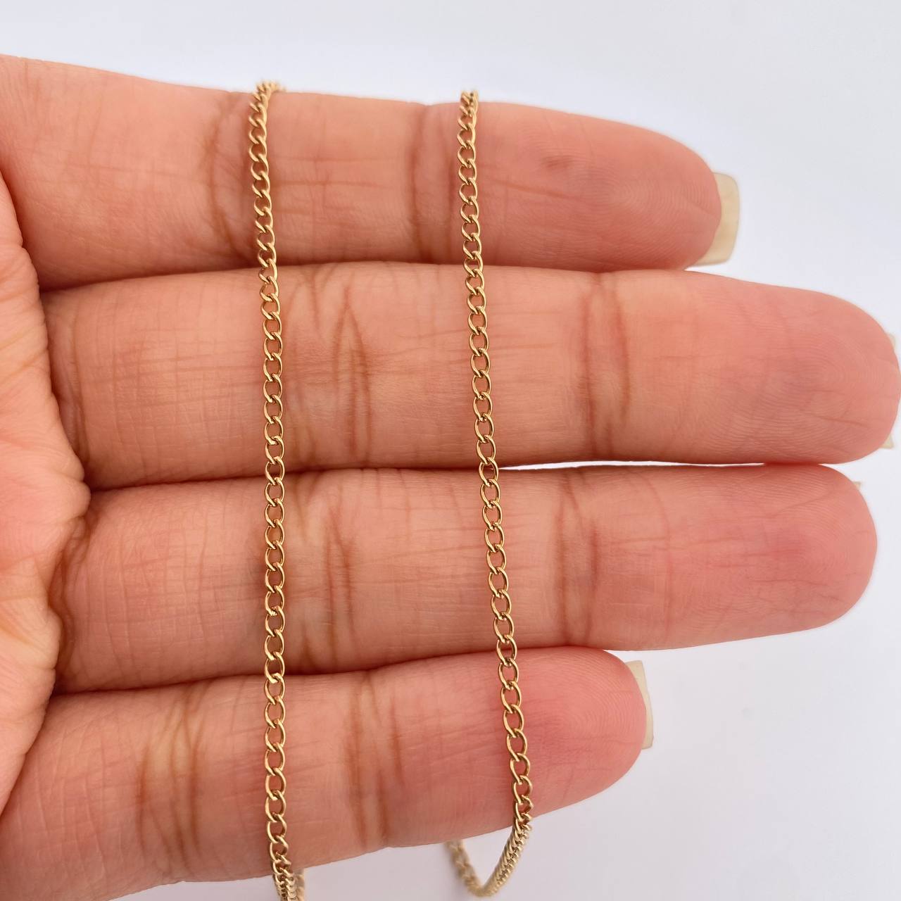 Cadena MSK 3.6gr / 39.3cm / 1.53mm Oro Amarillo 18K %