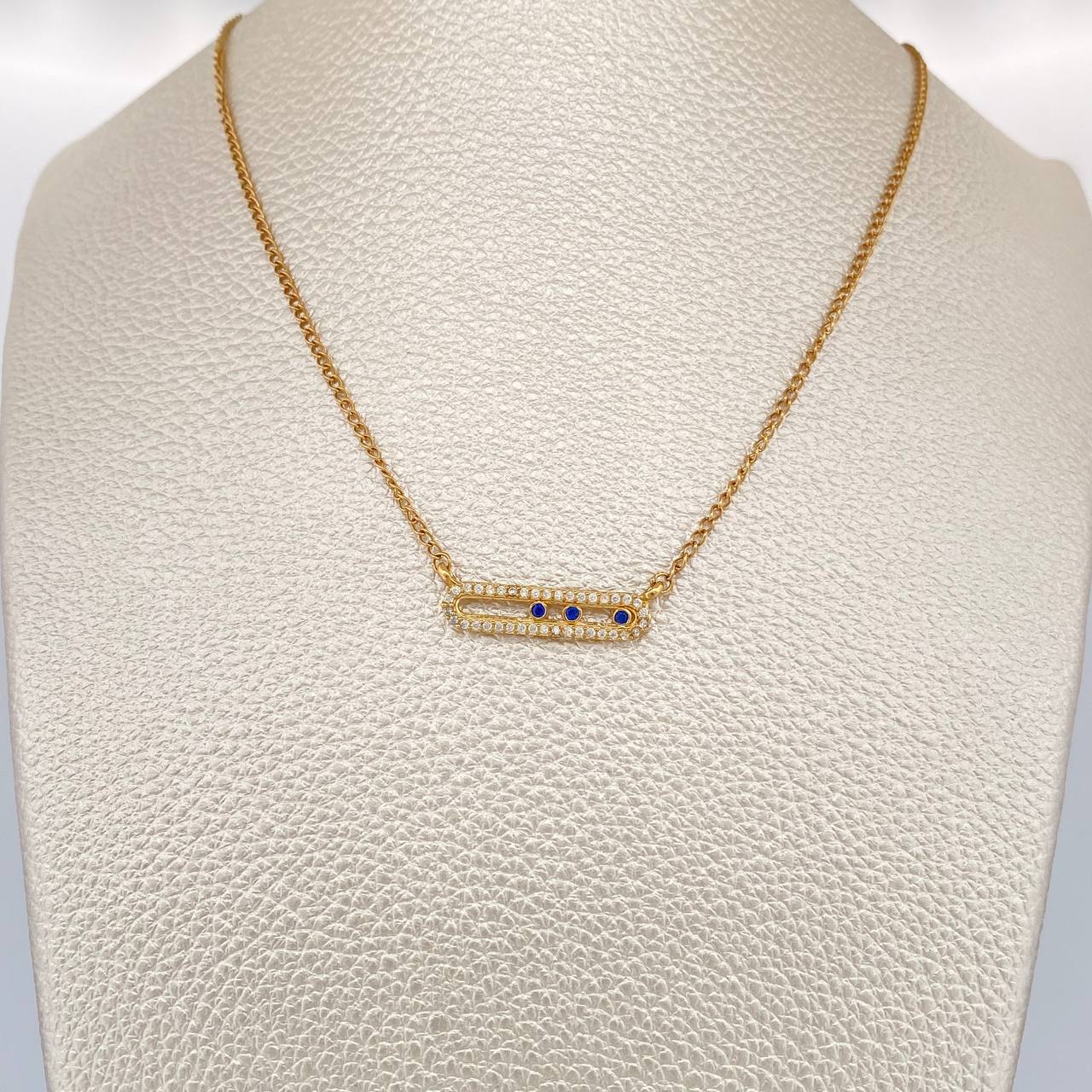 Cadena MSK 3.6gr / 39.9cm / 1.56mm Oro Amarillo 18K %