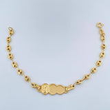 Pulso Bebé GC Placa Nube 1.9gr / 14.7cm / 3.46mm Oro Amarillo 18K %