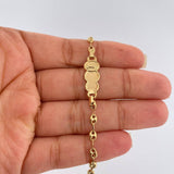 Pulso Bebé GC Placa Nube 2gr / 14.5cm / 3.5mm Oro Amarillo 18K %