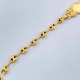 Pulso Bebé GC Placa Nube 1.9gr / 14.8cm / 3.52mm Oro Amarillo 18K %