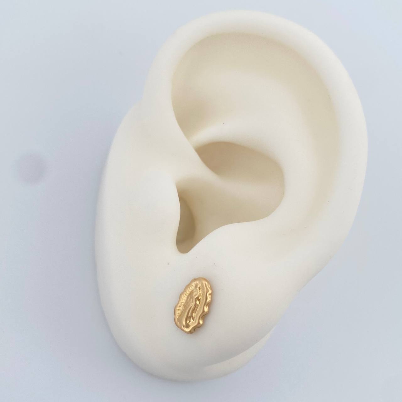 Topos Virgen De Guadalupe 0.7gr / 8.22mm Oro Amarillo 18K &