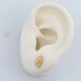 Topos Virgen De Guadalupe 0.7gr / 8.22mm Oro Amarillo 18K &