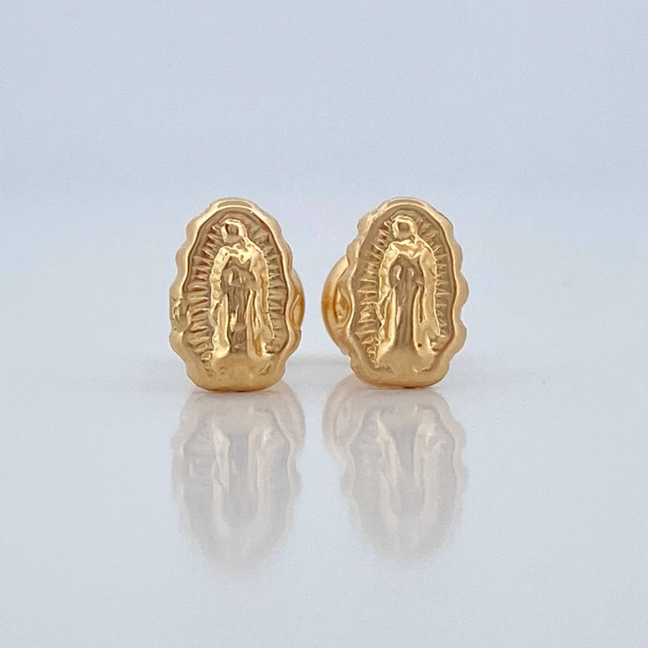 Topos Virgen De Guadalupe 0.7gr / 8.22mm Oro Amarillo 18K &
