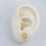 Topos Virgen Milagrosa 0.7gr / 8.1mm Oro Amarillo 18K &