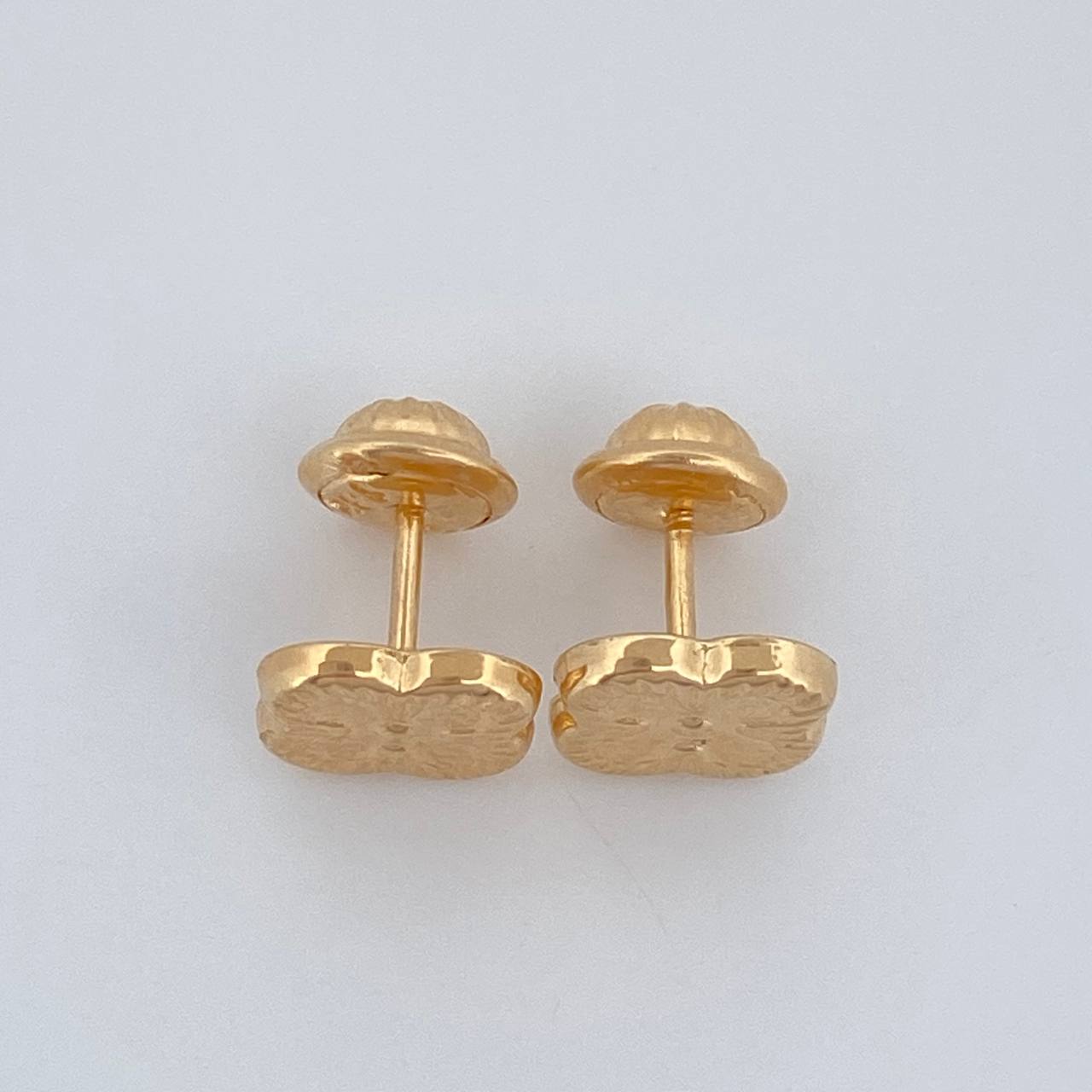 Topos Trebol 0.85gr / 7.25mm Oro Amarillo 18K %