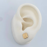 Topos Trebol 0.85gr / 7.28mm Oro Amarillo 18K &