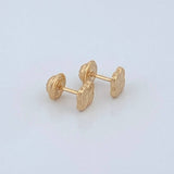 Topos Trebol 0.6gr / 5.45mm Oro Amarillo 18K &